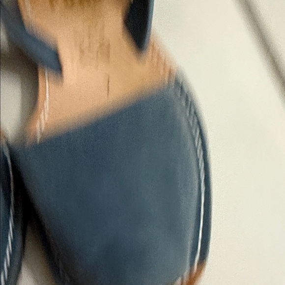 Avarcas Pons Blue Leather Sandals - Picture 3 of 6